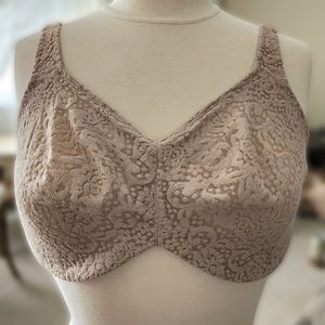 Wacoal 65547 38DDD Toast Tan Halo Lace Full Figure Underwire Bra
